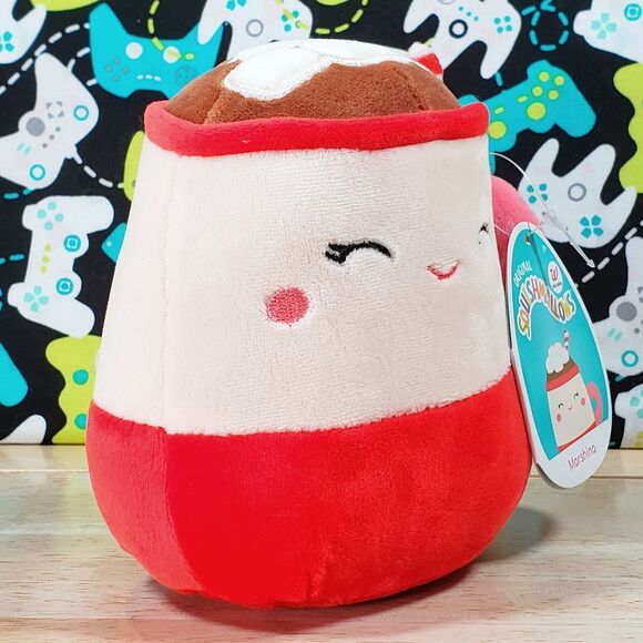Squishmallow Marshina the Hot Chocolate 5" UltraSoft Food Squad Toy Plush NWT - Picture 2 of 12